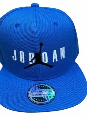 Jordan Royal Blue Snapback Hat with Black Jumpman Jordan hat air Jordan hat new